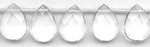 Clear Quartz Rock Crystal Beads