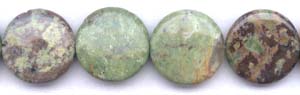 African Prase Jasper Beads