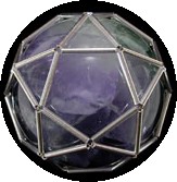Sterling silver Icosadodecahedron