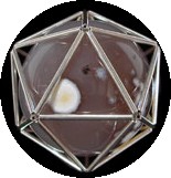 Sterling silver Icosahedron