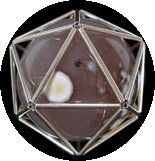 Sterling silver Icosahedron