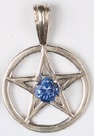 Moldavite Pentacle Pendants