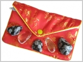 Snowflake Obsidian Talismans Pouch