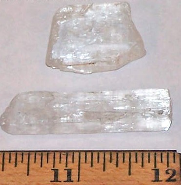 Brazilian Spodumene Crystals Clear