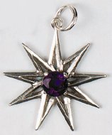 Azeztulite 9 Point Star Pendants