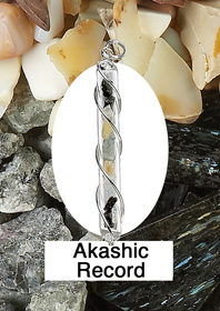 Akashic Record Crystal Vial pendant 