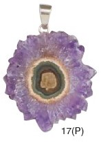 Amethyst Stalactite Natural Pendants