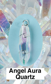 Angel Aura Wire Wrapped Pendants