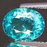 Paraiba Apatite Unset Gemstones, Light Blue