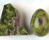 Atlantisite Serpentine Stichtite Eggs