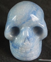 Blue Aventurine Skulls