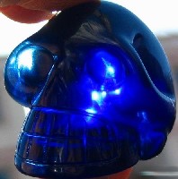 Blue Obsidian Skulls