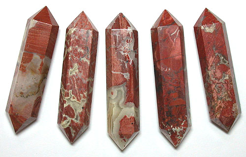 Brecciated Jasper Double Terminated Points