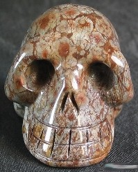 Brown Snowflake Skulls