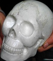 Chinese Howlite Skulls