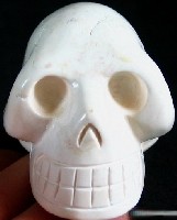 Chinese Howlite Skulls