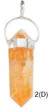 Citrine Point Pendants