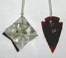 Pendulums: Quartz Flower/ Arrow Head