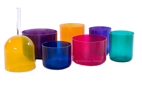 The Crystal Tones Color Therapy Series Bowls 
