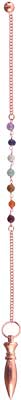 COPPER ASTD SHAPE CHAKRA Pendulums 