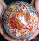 Jumbo Crazy Lace Agate Sphere
