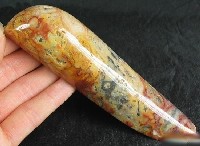 Crazy Lace Agate Massage Wands