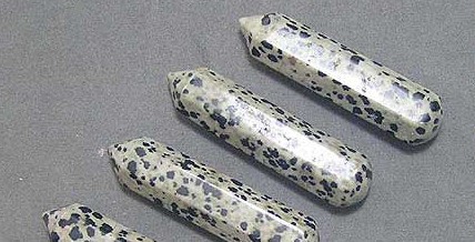 Dalmatian Jasper Massage Wands