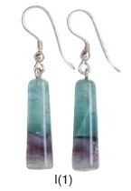 Fluorite Long Drop Earrings