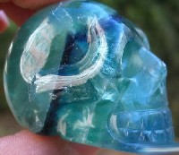 Fluorite Skulls