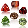 Red or Green Garnet Loose Gemstones