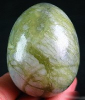 Green Chinese Picasso Jasper Eggs