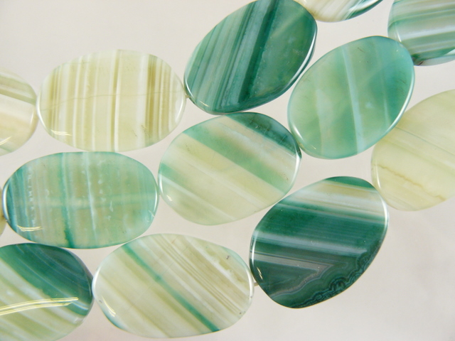 Green Sardonyx Beads