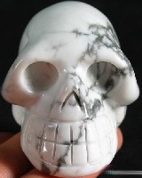 Howlite Skulls