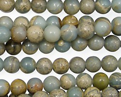 Impression Jasper Beads