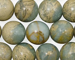 Impression Jasper Beads