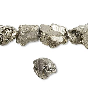 Iron Pyrite Nugget Beads