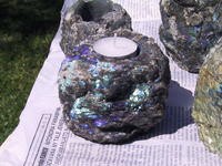 Labradorite Candle Holder 