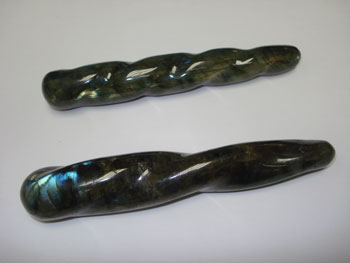 Labradorite Spiral Massage Wands 