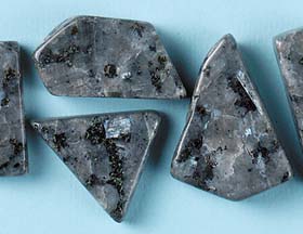 Larvikite Tumbled Pieces