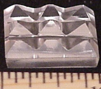 Lemurian Seed Crystal 9 Pyramid Charing Plate