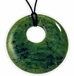 Maori Greenstone Jade Agogo Pendant