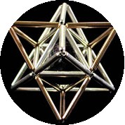 Sterling silver & 12k gold-filled Merkaba