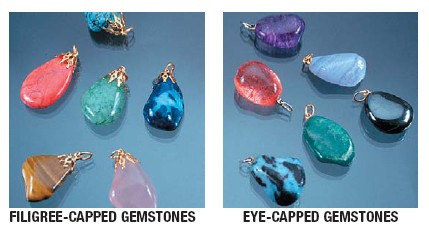 Gemstone Mounted Pendants