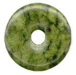 Nephrite Jade Donut Beads