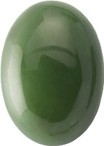 High-Dome Jade Cabochon 