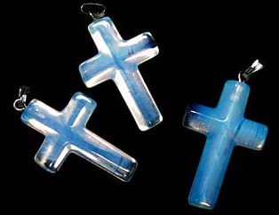 Opalite Cross Pendants