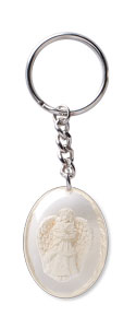 Peace Angel Stone Key Chain 