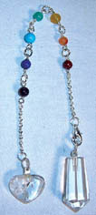 Pendulums: Tear Drop 7 Chakra 