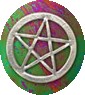 Wicca Pentacle Emblem Pyramids