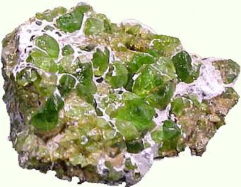 Peridot Clusters